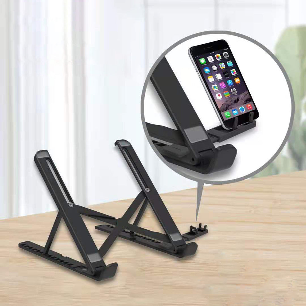 Adjustable stand with phone holder detail