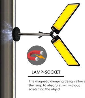 Magnetic mounting base for hands-free positioning