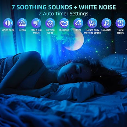 CosmicBuddy™ Nebula Astronaut Star Projector Lamp (Remote + Timer)