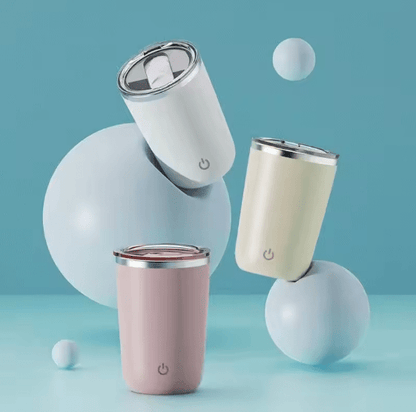 Rechargeable self-stirring mug 350ml with magnetic mixing