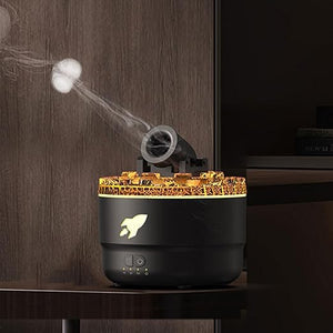 Aroma diffuser with cannon-style mist outlet