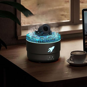 Ambient lighting diffuser on desk
