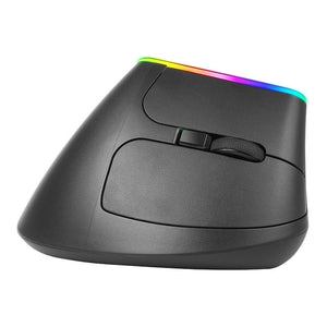 Black vertical mouse side view