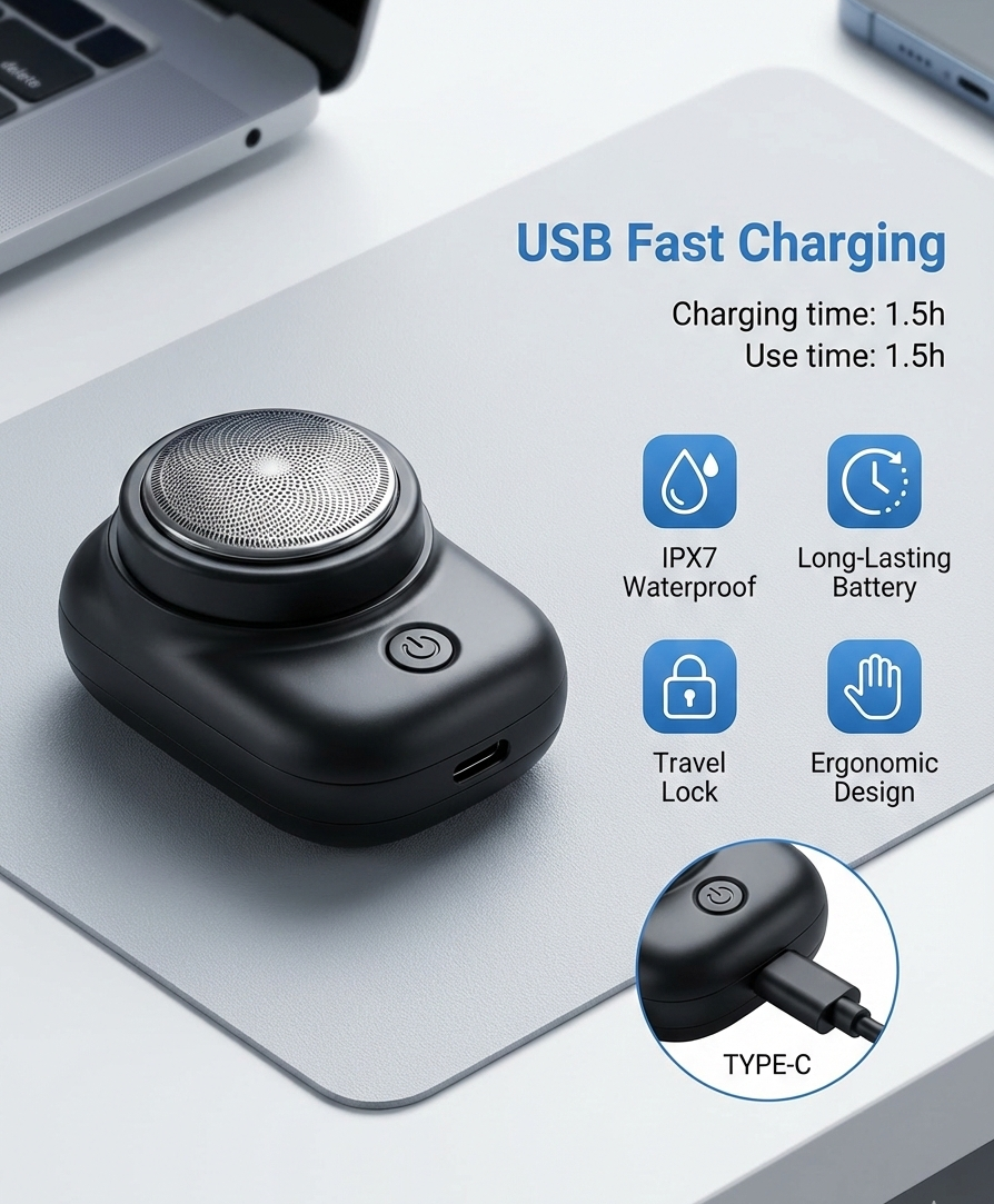 PocketPro Mini Electric Shaver