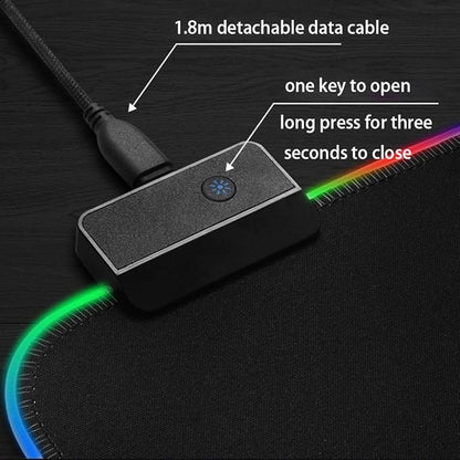 USB control module and braided cable detail