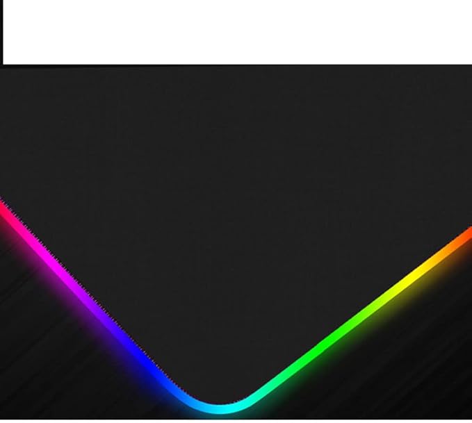 Corner view showing RGB light strip detail