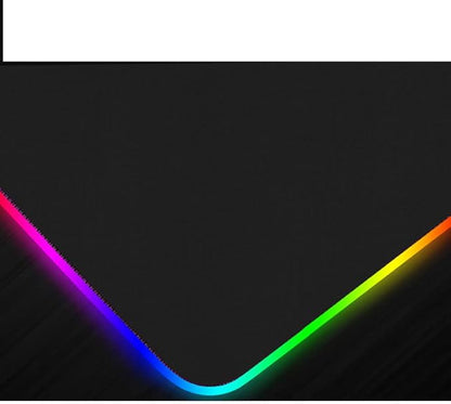 Corner view showing RGB light strip detail
